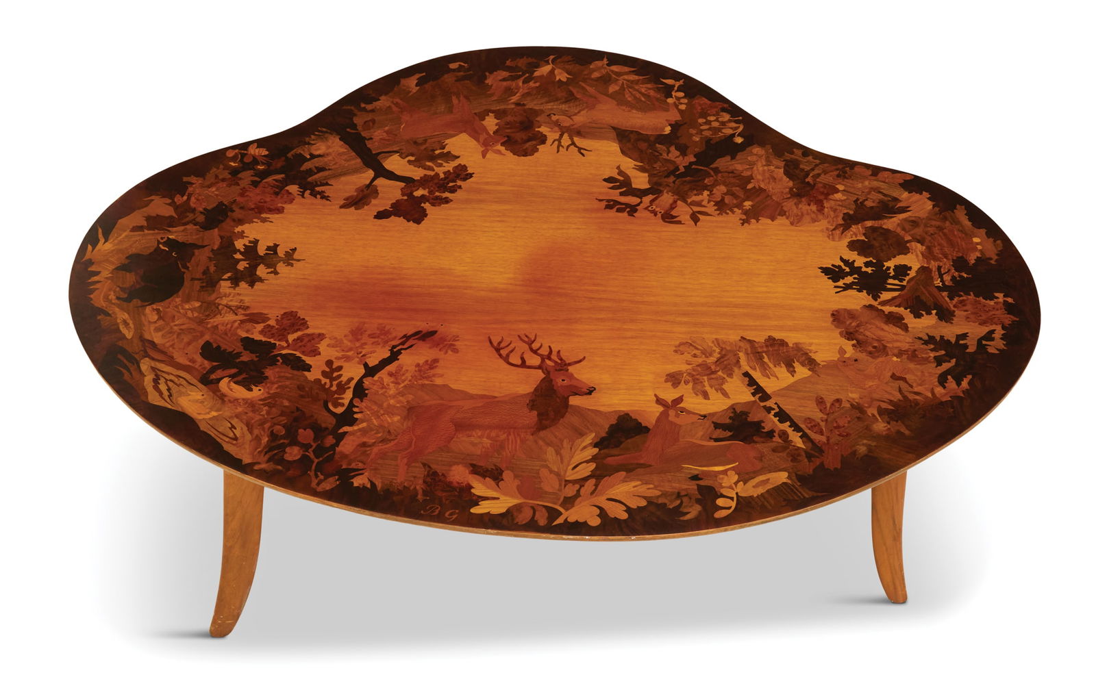 Buchschmid & Gretaux Inlaid Coffee Table (1 of 3)