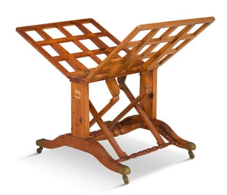 English Stained Pine Portfolio Stand