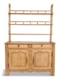French Provincial Bleached Oak Vasselier