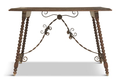 Spanish Mahogany Guard Room Table