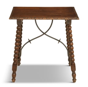 Spanish Fruitwood Occasional Table