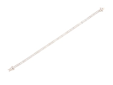 Emerald-Cut Diamond Bracelet