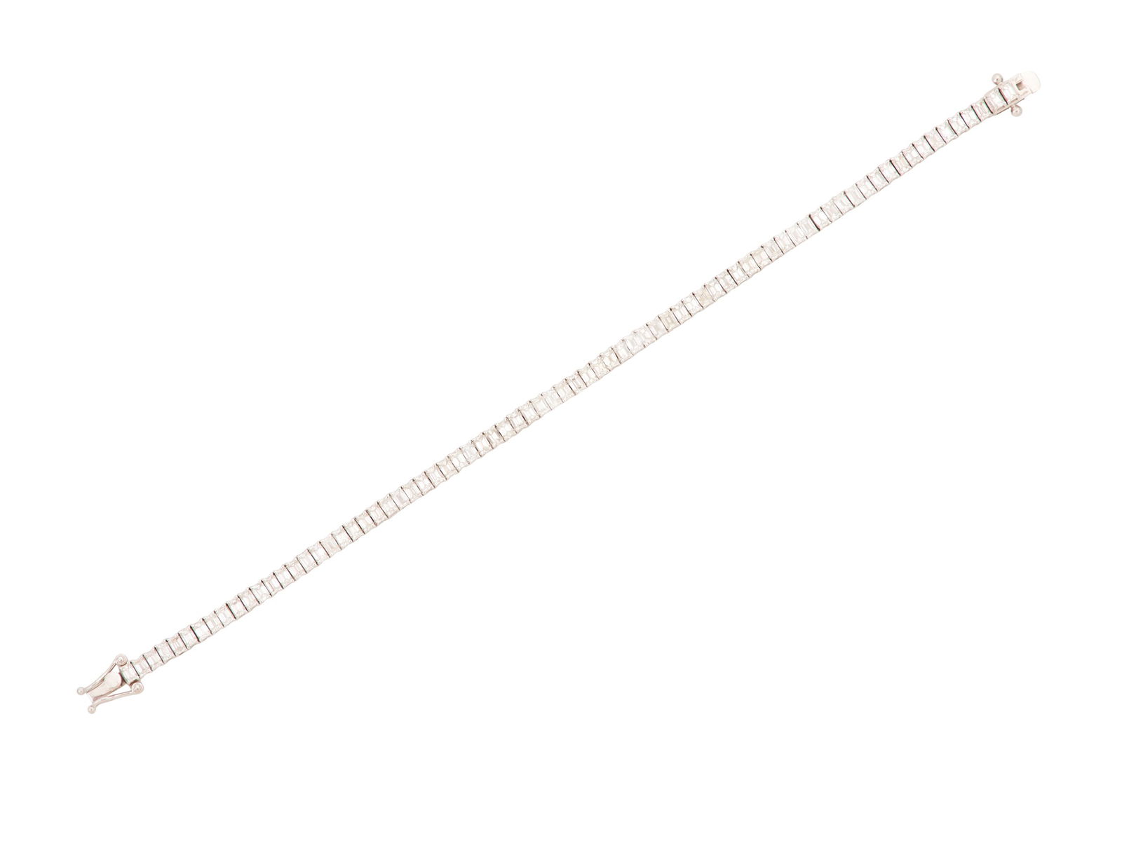 Emerald-Cut Diamond Bracelet