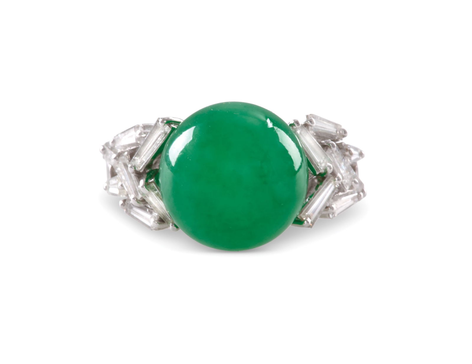 Jadeite and Diamond Ring (1 of 3)