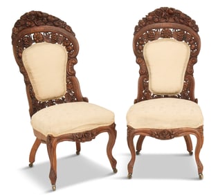 American Laminated Rosewood Side Chairs
