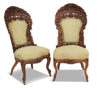 American Laminated Rosewood Side Chairs