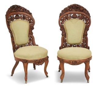 American Laminated Rosewood Side Chairs