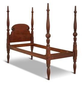 Caribbean "Federal" Mahogany Field Bed