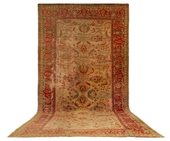 Antique Oushak Carpet