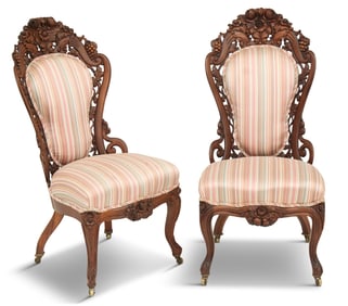 American Laminated Rosewood Side Chairs