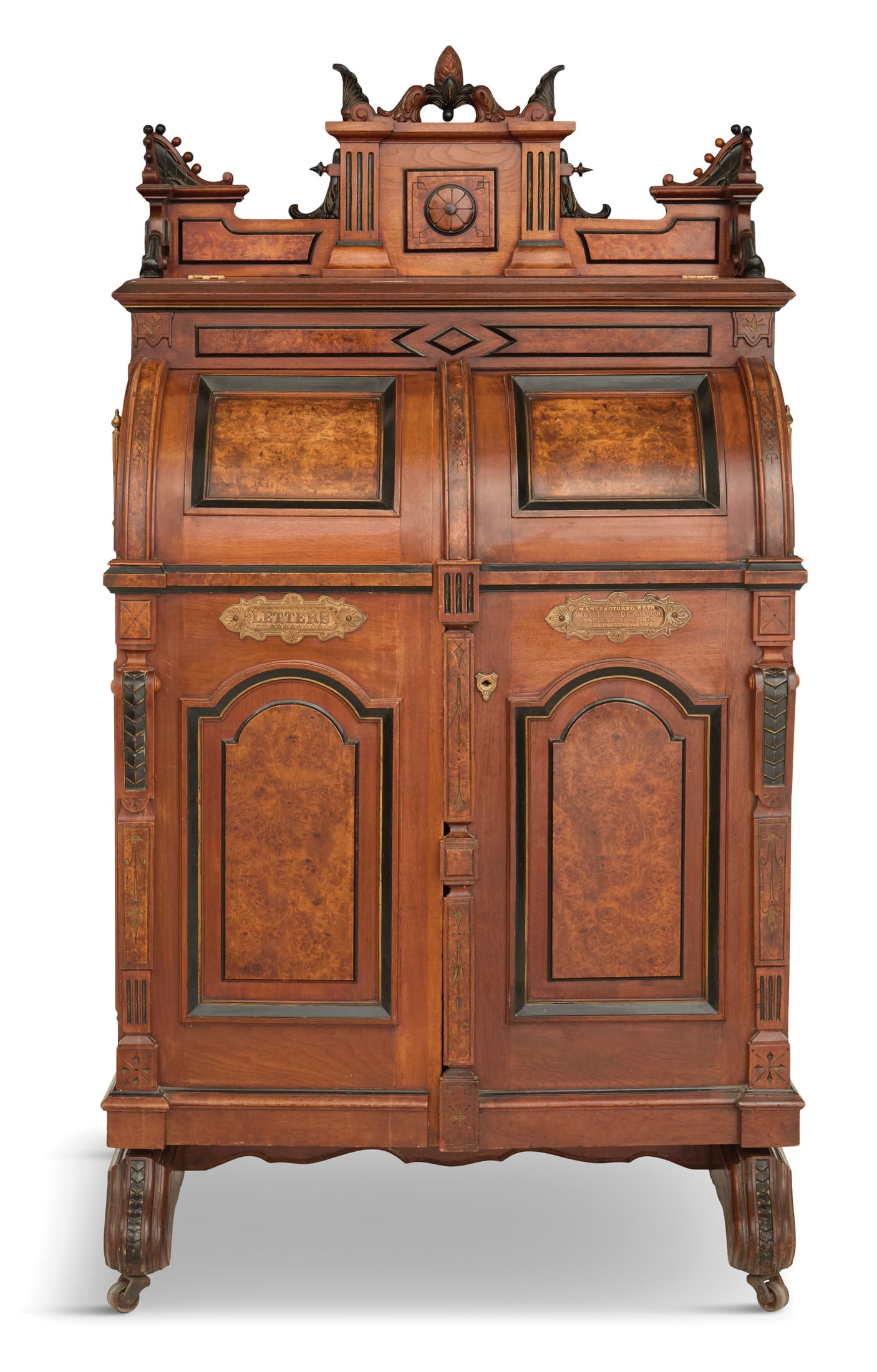 American Walnut Wooton Patent Secretary (1 of 12)