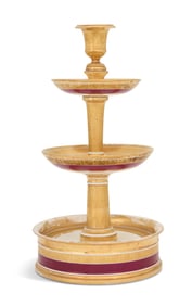 Schoelcher Porcelain Pots de Creme Stand