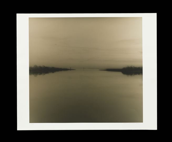 Jack Spencer (American/Mississippi, b. 1951): Jack Spencer (American/Mississippi, b. 1951), "Rigolets", 2001, toned silver gelatin print, signed, dated, titled, and numbered "1/40" in pencil en verso, 20" x 24". Matted.