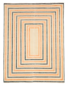 Modern Silk and Wool Carpet