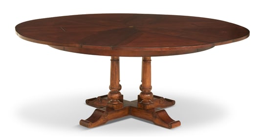 Provincial Cherrywood Expandable "Jupe" Table