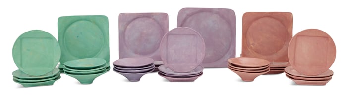 Cyclamen Studio Pottery Dinner Service