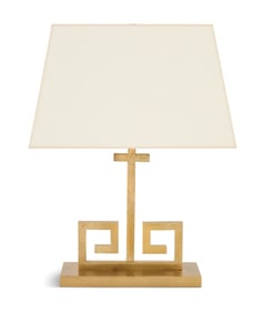 Visual Comfort Brass "Greek Key" Table Lamp