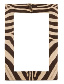 Zebra Hide Mirror