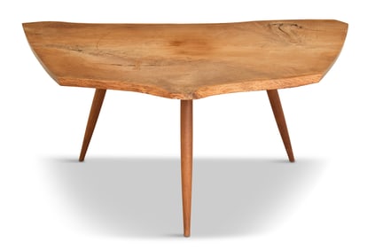 George Nakashima Walnut Asymmetrical Table