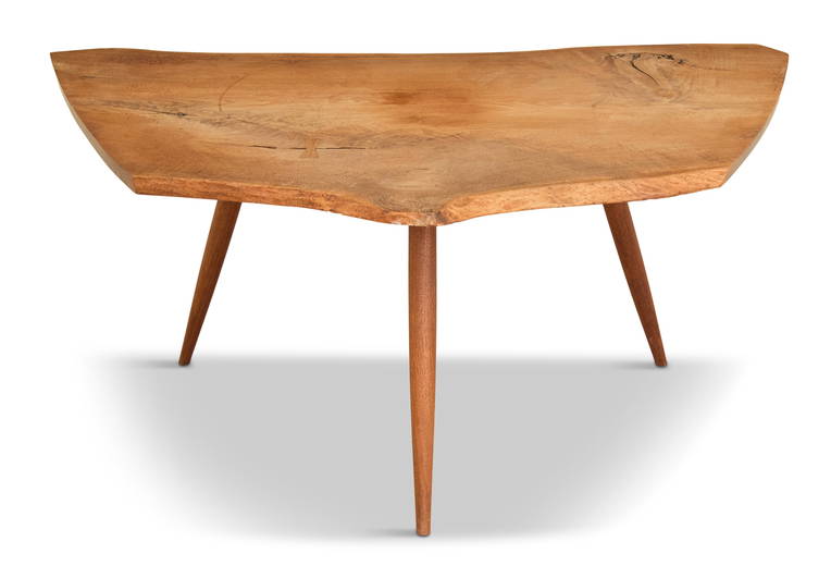 George Nakashima Walnut Asymmetrical Table