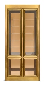 Mastercraft Brass and Plate-Glass Vitrine