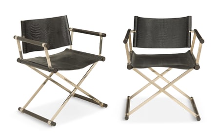 Pair of Jonathan Charles Director's Chairs