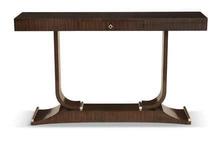 Maitland-Smith Zebrano Wood Console