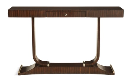 Maitland-Smith Zebrano Wood Console