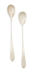 Pair of Hand-Crafted Sterling Silver Ladles
