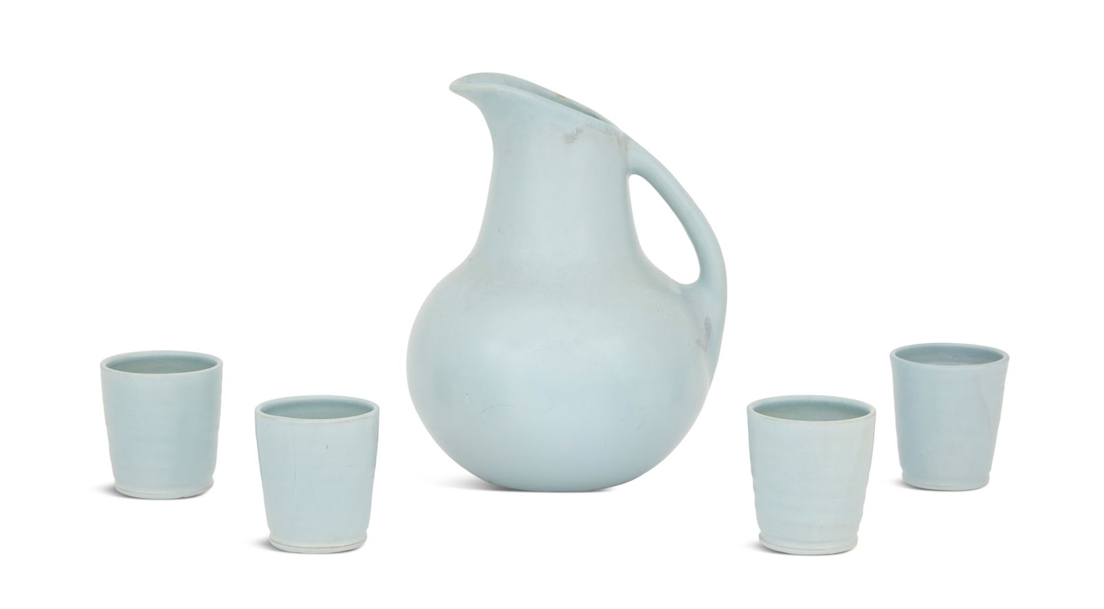 Shearwater "Alkaline Blue" Pitcher and Goblets (1 of 5)
