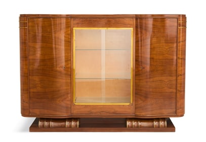 Large French Art Deco Rosewood Cabinet