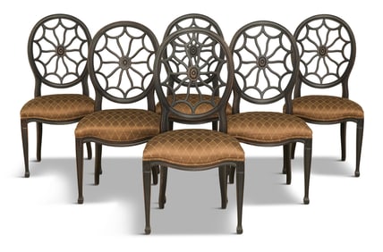 Six Fairfield Chair Company Dining Chairs