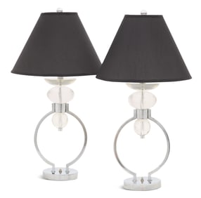 Pair of Hivo Van Teal Table Lamps