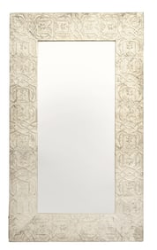 Pressed Galvanized-Metal Mirror
