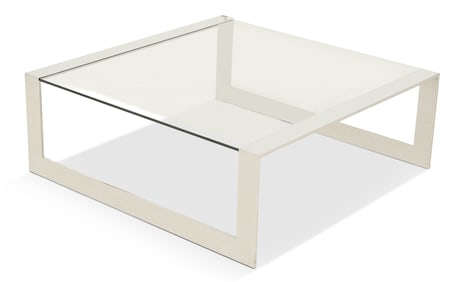 Paul Jones FM 79 Steel and Glass Cocktail Table