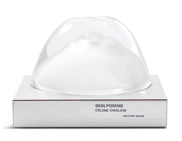 Daum "Sein Pomme" Crystal Sculpture