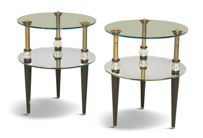 Pair of Semon Bache Modern Side Tables