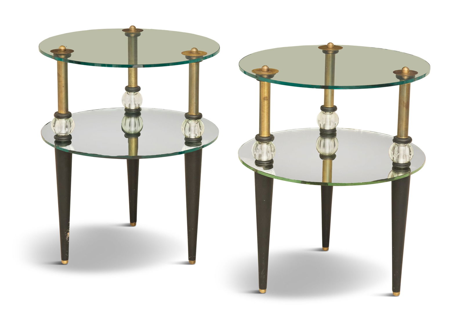 Pair of Semon Bache Modern Side Tables (1 of 2)