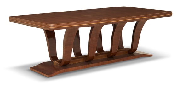 Large French Art Deco Dining Table