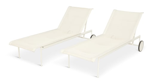 Pair of Knoll “1966 Collection" Chaise Lounges