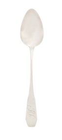 Massachusetts Federal "Coffin" Tablespoon