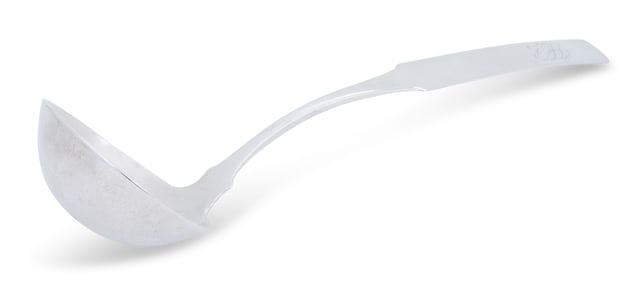 "Fiddle" Coin Silver Ladle