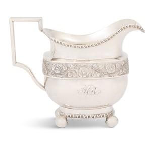 New York Coin Silver Cream Jug