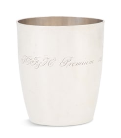 Coin Silver Agricultural Premium Beaker