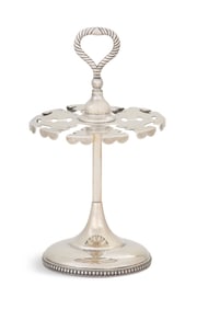 Rare Boston Coin Silver Spoon Rack