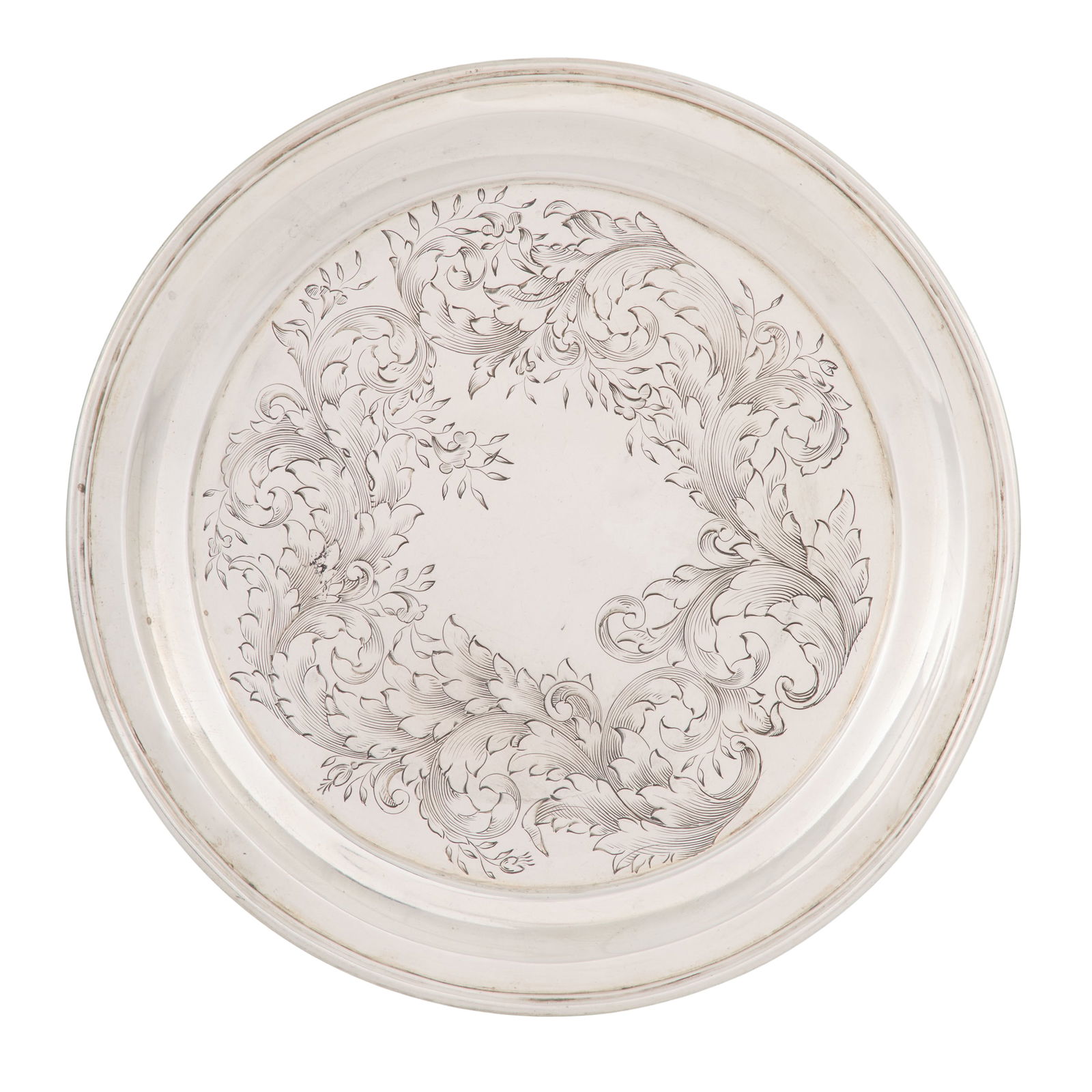 Boston Coin Silver Waiter (1 of 4)