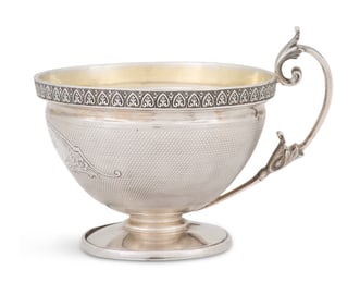 New York Coin Silver Roman Punch Cup