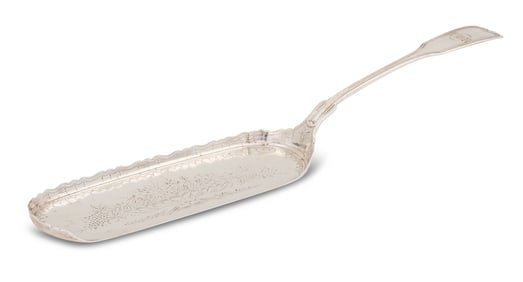 Philadelphia "Fiddle Thread" Coin Silver Crumber