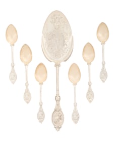 Hotchkiss & Schreuder "Medallion" Coin Silver