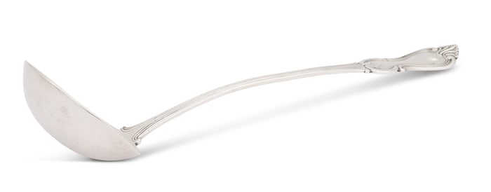 Georgia "Prince Albert" Coin Silver Ladle